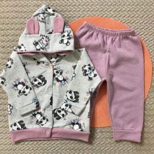 Conjunto Moletinho Menina Panda