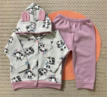 Conjunto Moletinho Menina Panda