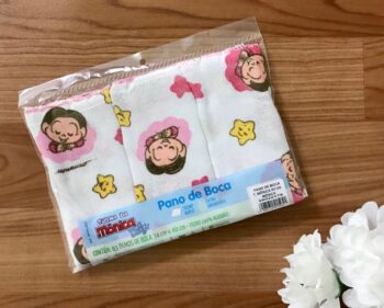 Fralda de Boca Menina Mônica