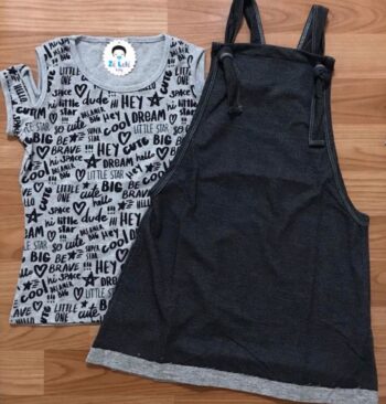 Conjunto - Jardineira