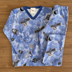 Pijama Inverno Planeta - Tamanho 10