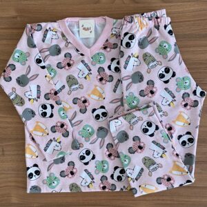 Pijama Inverno Safari - Tamanho 8