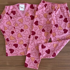 Pijama Inverno Coração