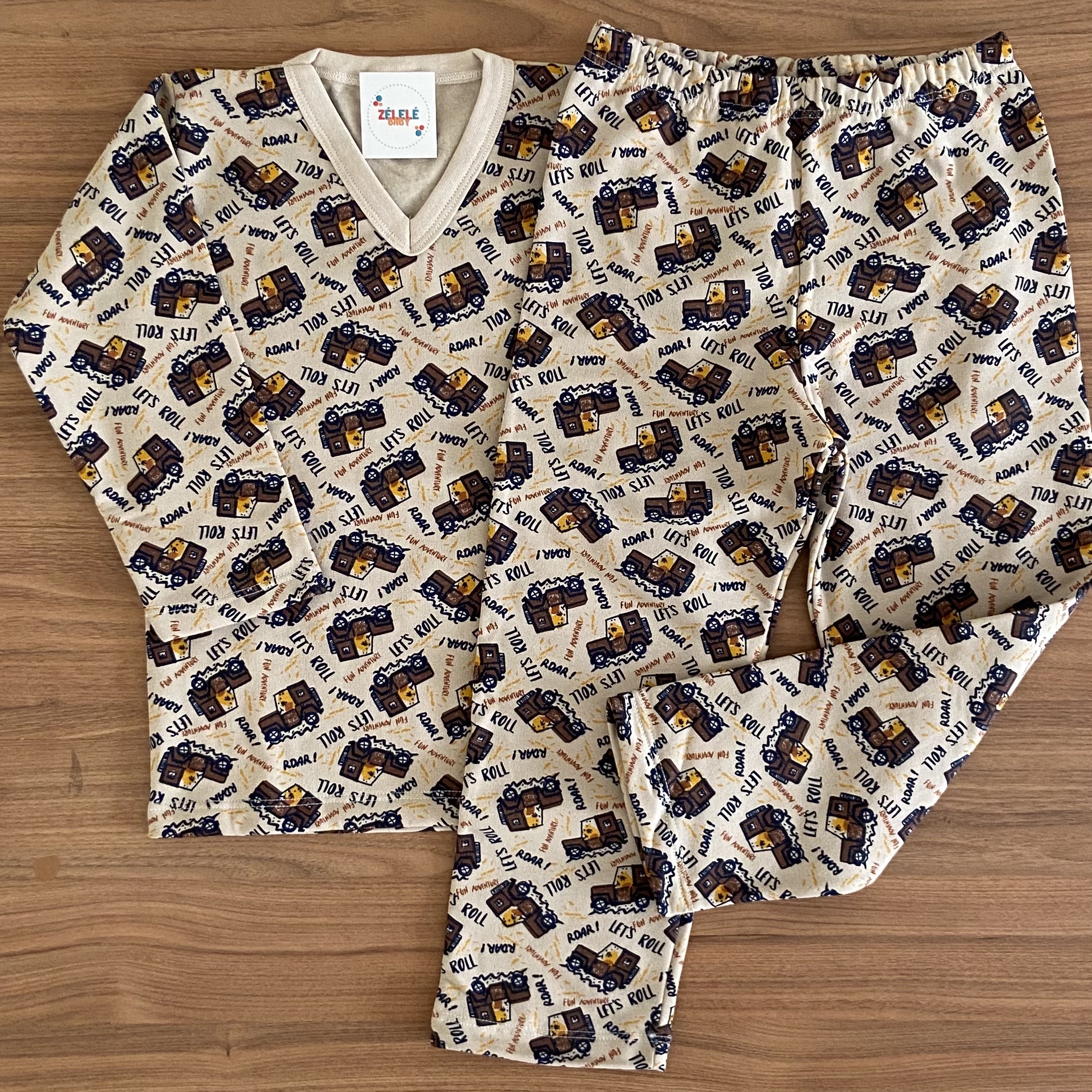 Pijama Inverno Caminhão