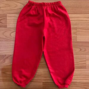 Calça moletom vermelho