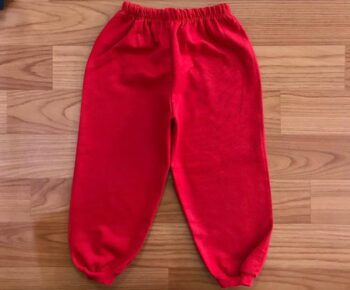 Calça moletom vermelho