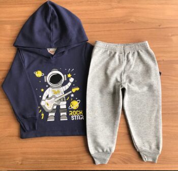 Conjunto - Astronauta Azul
