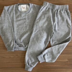 Conjunto - Basic Cinza Claro