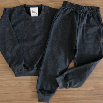 Conjunto - Basic cinza Chumbo