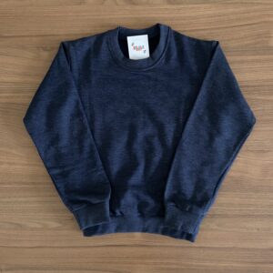 Blusa Moletom - Basic Azul Jeans