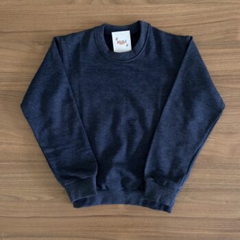 Blusa Moletom - Basic Azul Jeans