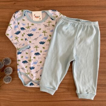 Conj. Dino calça azul