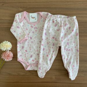 Conjunto - Safari Rosa