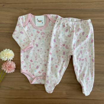 Conjunto - Safari Rosa