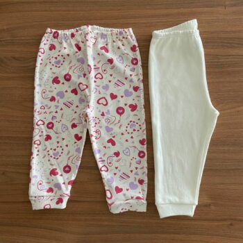Kit 2 Calça/Mijão - Coração