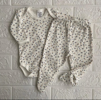 Conjunto - Floral Azul
